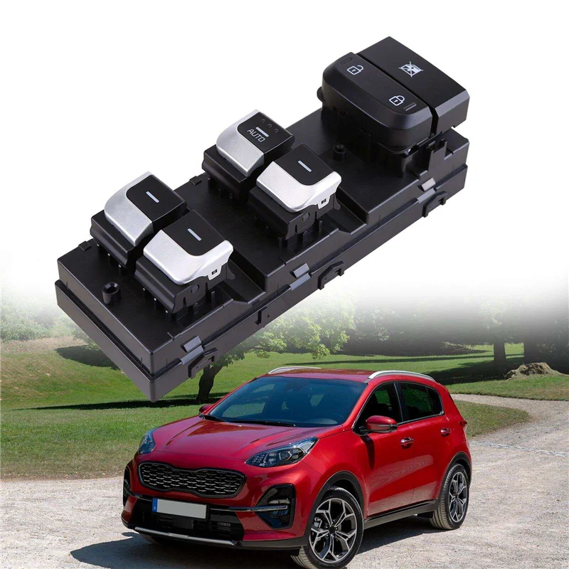 

Portable Left Front Power Window Glass Lift Button Switch 93571-D9000 For Kia Sportage 2017-2021 Auto Main Window Switch Assembl