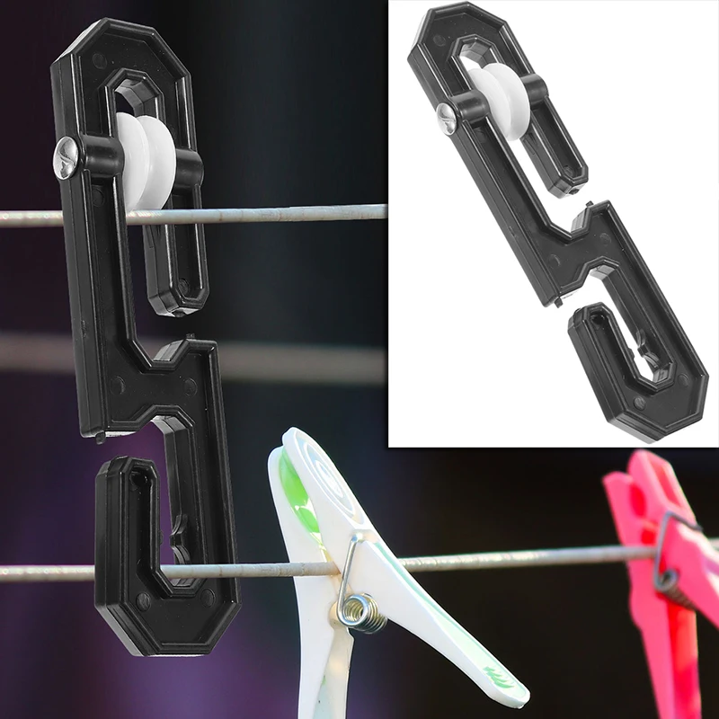 

Clothes Rack Splitter Hanging Washing Line Separator for Pulley Lines Metal Spreader Separator Tool Pulley Clothesline Outdoor