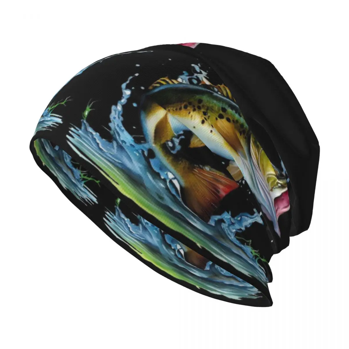 Various Colorful Tropical Fish 11 Knitted Hat For Men And Women, Gift Unisex winter Warm Brimless printing Urinal Hat