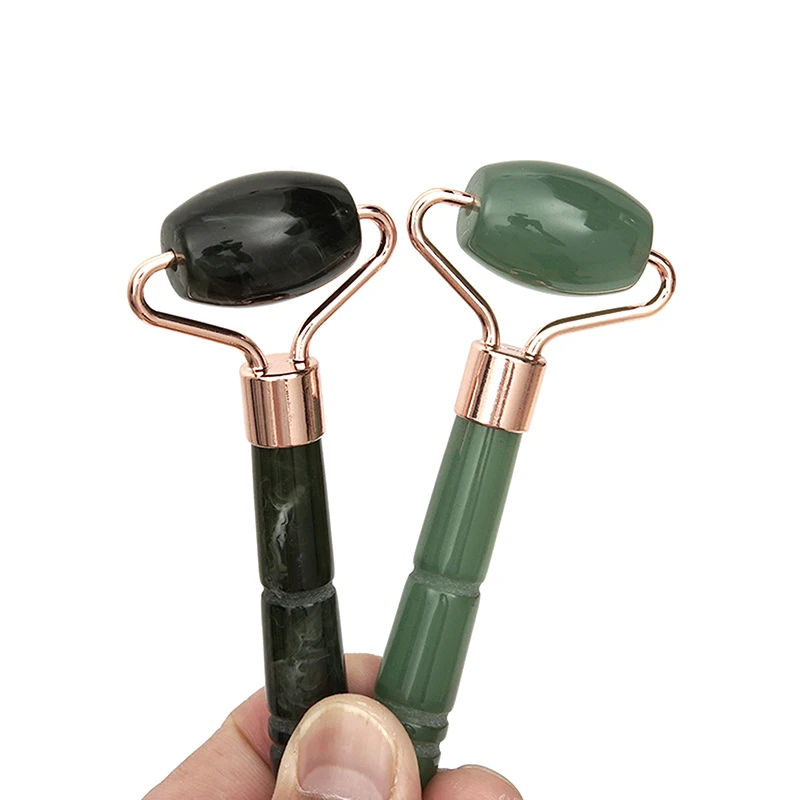 Massaggio a testa singola Gua Sha Jade rullo facciale Face Lift Up strumento per la cura della pelle