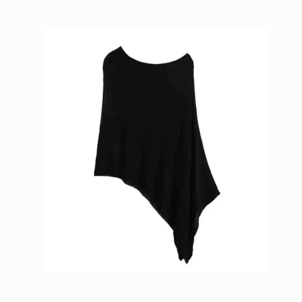 

Women Fashion Loose Irregular Cape Shawl Ice Silk Thin Sunscreen Scarf Gifts Sun Protection Shawls