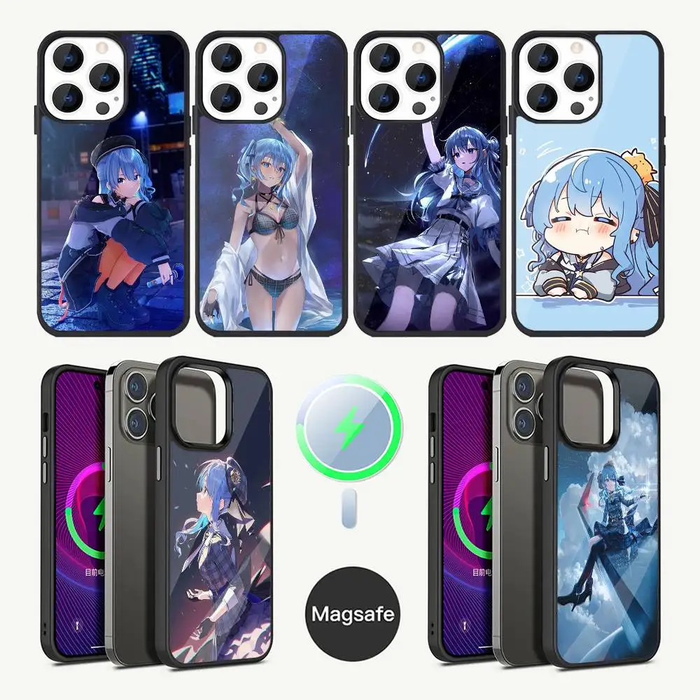 

Hoshimachi Suisei Phone Case For iPhone 17,16,15,14,13,12,11,Plus,Pro,Max Mini Magsafe Magnetic Wireless Charging
