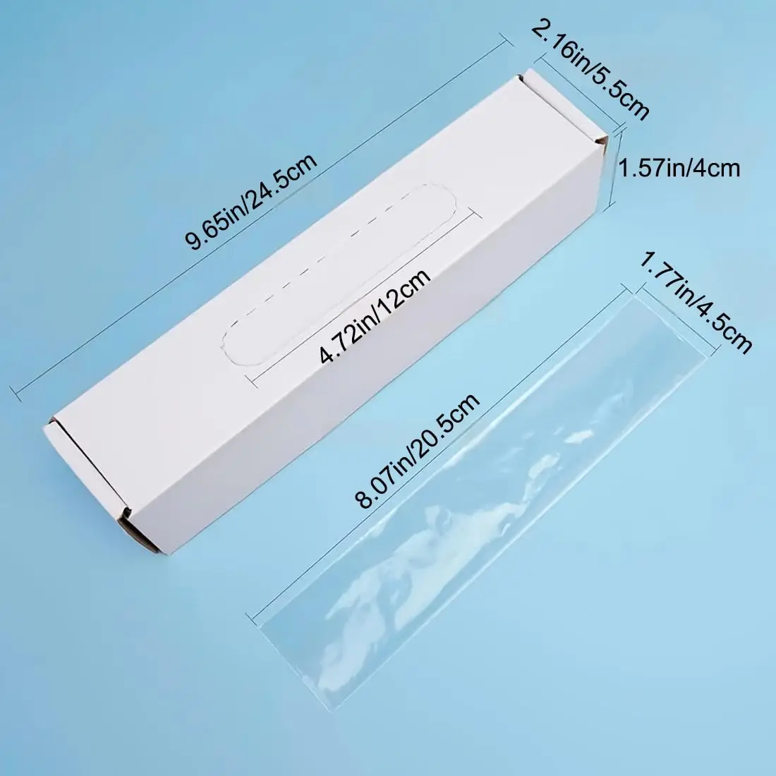 200/500 قطعة الأسنان الأشعة السينية الاستشعار غطاء الأكمام واقية حاجز المغلف 8x1-5/8 بوصة التصوير الطبي الاستشعار يغطي للأسنان #6