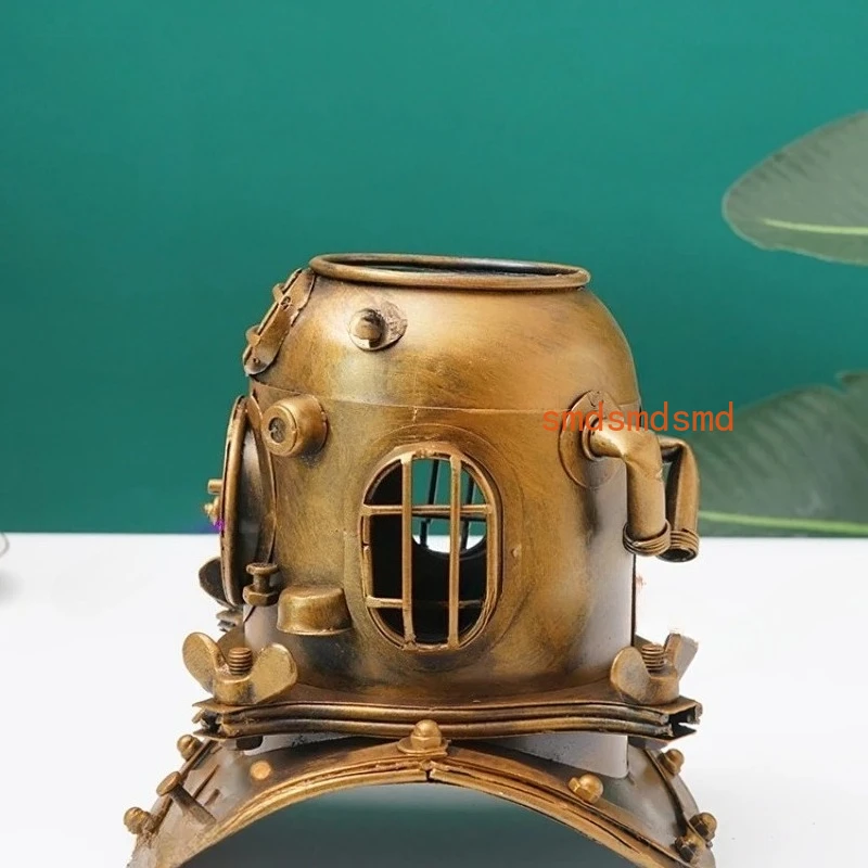 porte-stylo-pour-casque-de-plongee-steampunk-modele-en-fer-decoration-sens-artistique-ameublement-doux-personnalite-creative
