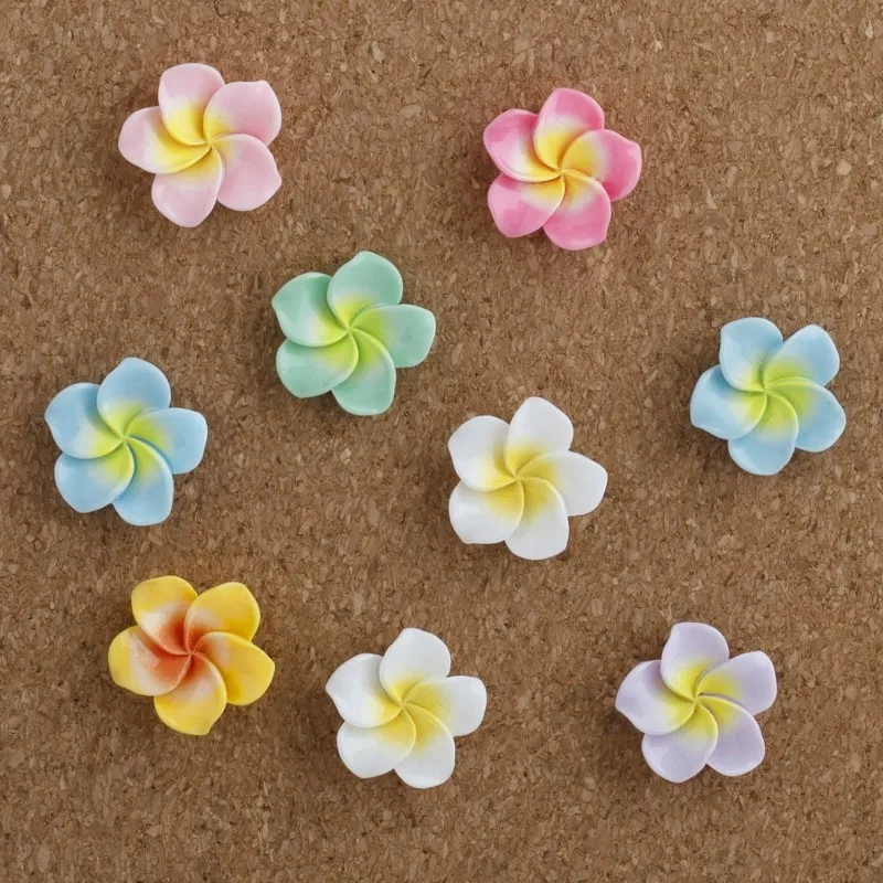 21 PCS Colorful Flower Push Pins Cute Thumb Tacks for Cork Board Map Photo Calendar Cubicle Sccessories for Home Office Supplies image 6