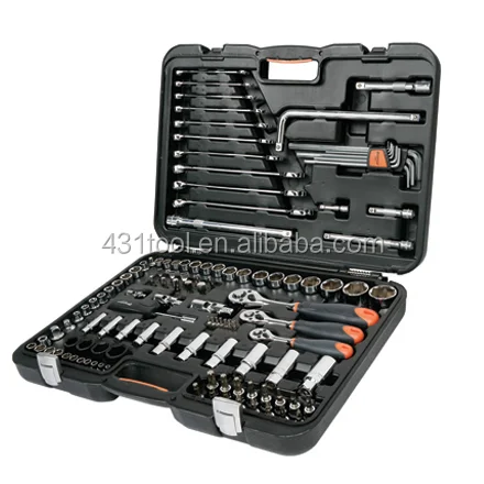 120 Pcs Garage Tool Price of Car Repair Tools Set Hand TOOLS BOX