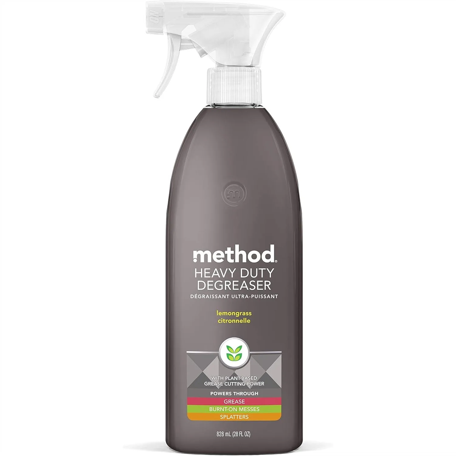 Heavy Duty Degreaser with Lemongrass Scent, Oven and Stove Top Cleaner, 28 Oz Spray Bottle