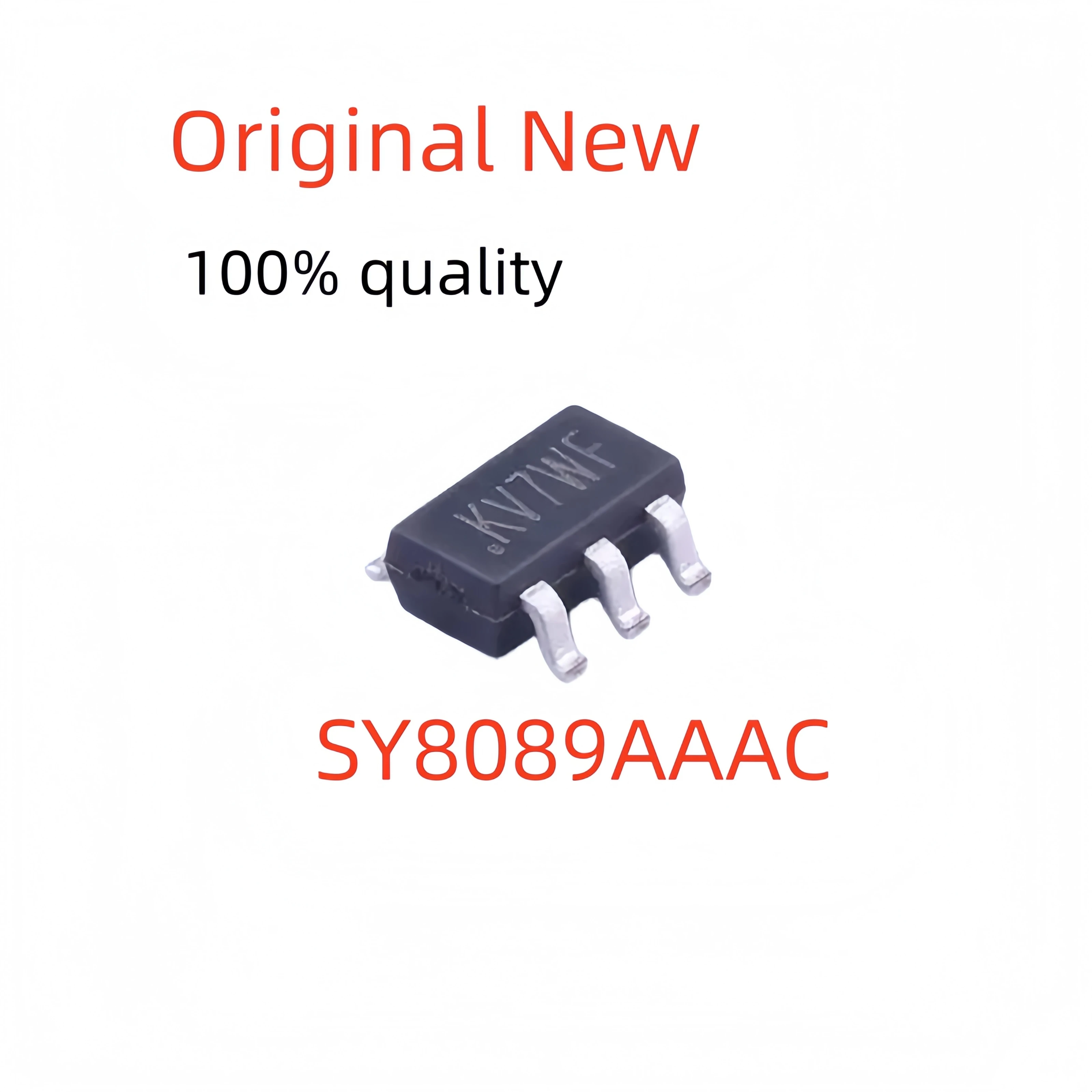 100% New SY8089AAAC SOT-23-5 Synchronous Step-Down DC-DC Converter 2.7~5.5V Input 2A Output 1MHz Buck Power IC
