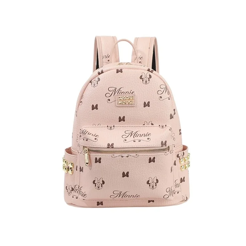 

Disney Minnie Backpack for Women College Students Luxury Purse Handbag New Versatile Small Commuter Travel Daily Use