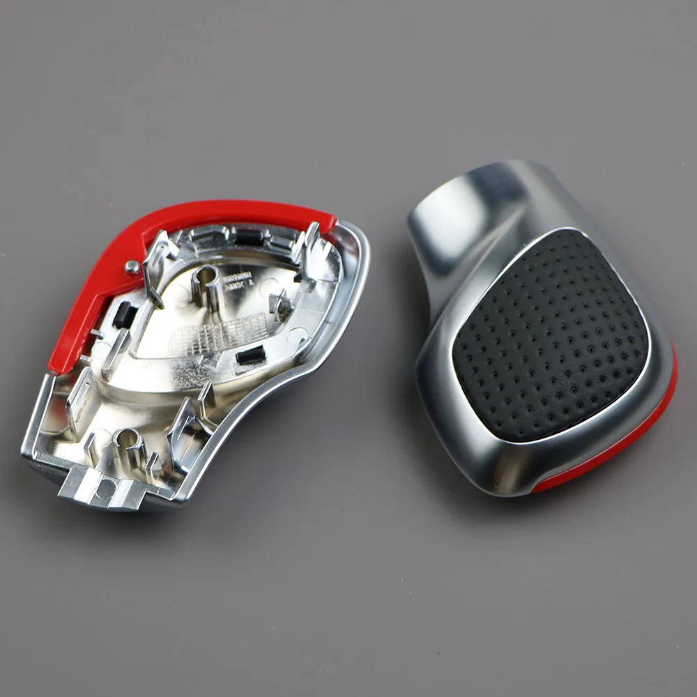 

2Pcs Chrome Gear Shift Knob Side Cover DSG Emblem For VW Golf 6 7 R GTI Passat B7 B8 CC R20 Jetta MK6 GLI Interior Accessories