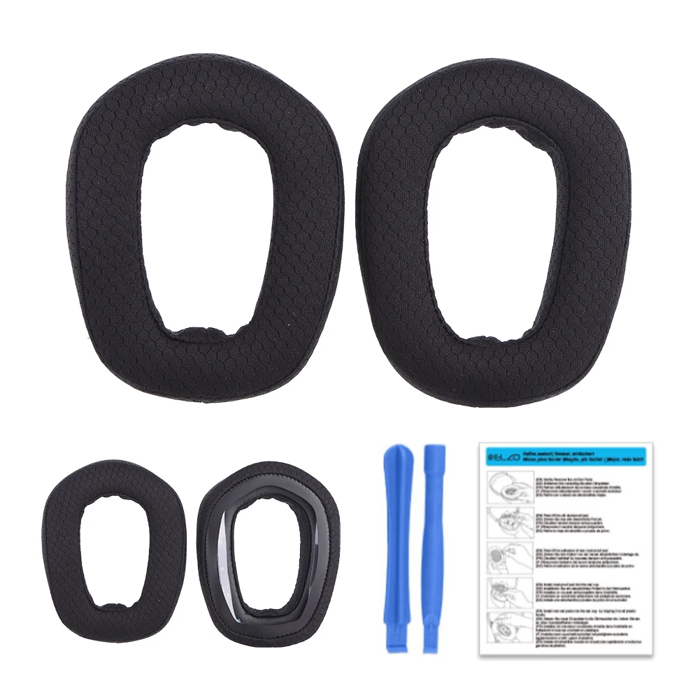 Almofadas de substituição para logitech G435, Capa de almofada para fone de ouvido sem fio, Manga Earmuff macia