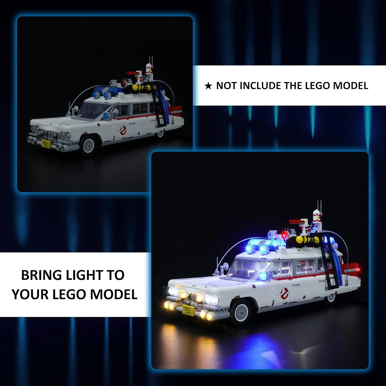 Hprosper 5V LED Light para lego 10274 Creator Expert Ghostbusters Configuração Lâmpada decorativa (não inclui blocos de construção)