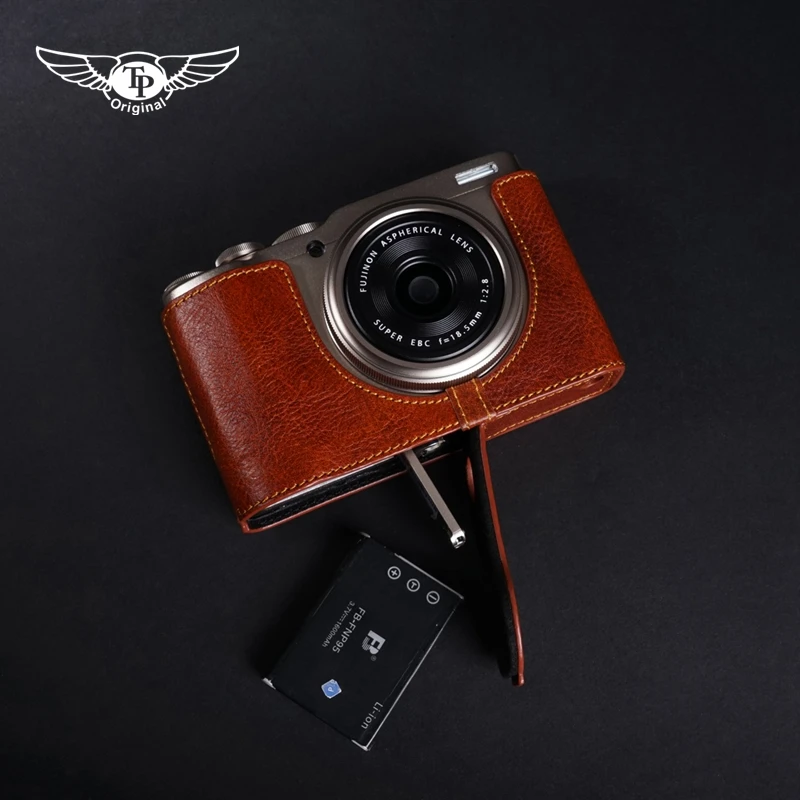 

Получехол для камеры из натуральной кожи ручной работы, боди для камеры XF10