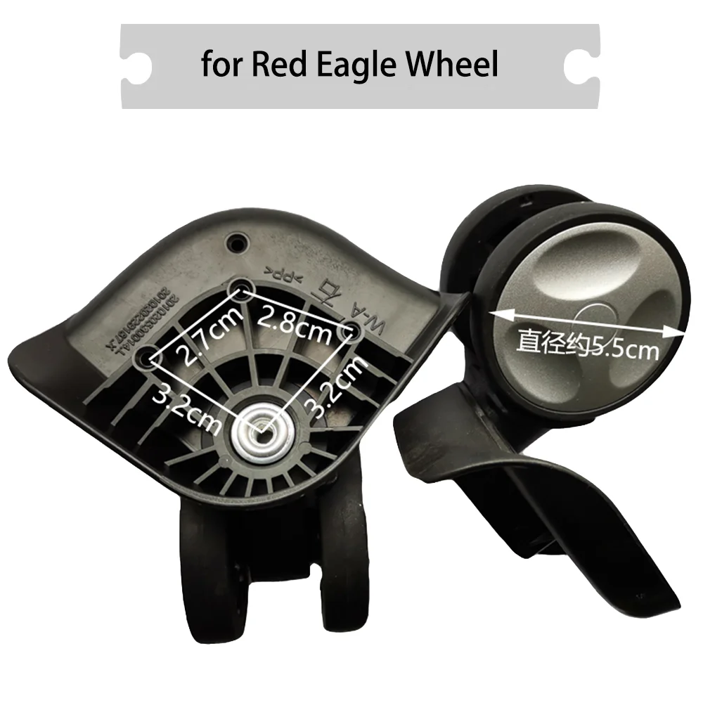 for Red Eagle W-A Wheeled suitcase Cardan wheel Replacement parts Suitcase pulley repair aluminum frame box wheeled corner wheel