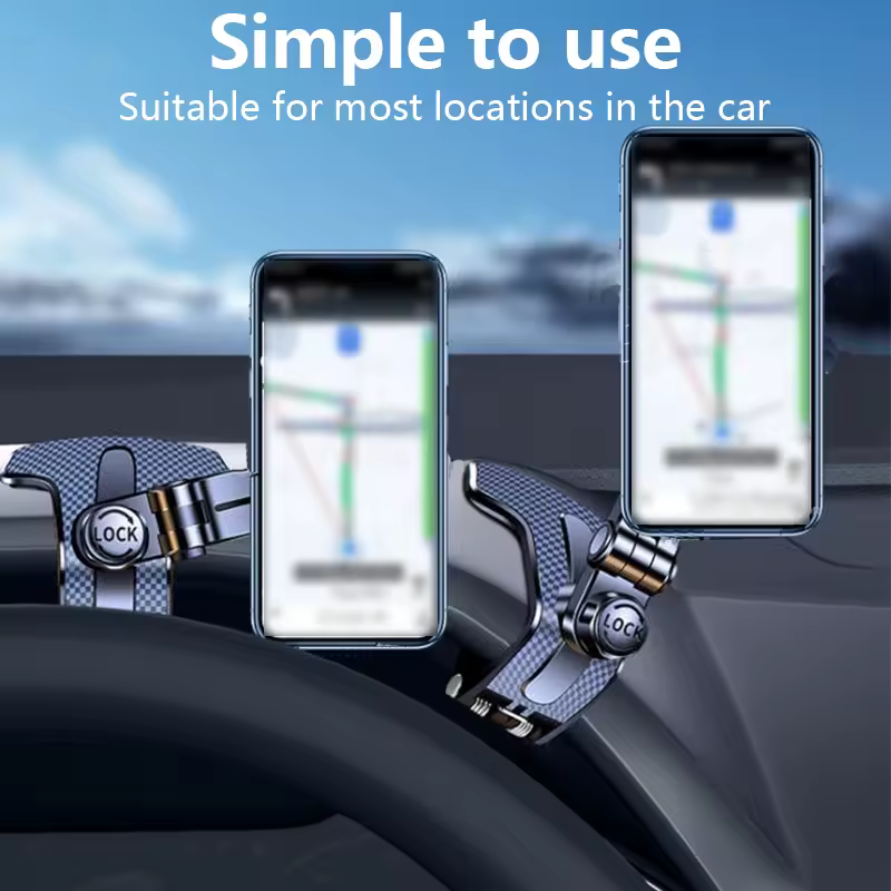 전화에 대 한 멀티 각도 조정 가능한 자동차 마운트 홀더