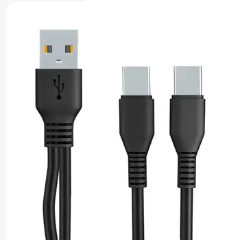 二合一USB線安卓手機充電器Type-C Micro分線器線纜適用於iPhone 17 16 15 Pro三星小米充電線 9 最佳銷售 USB-C 分線器線纜 - №6