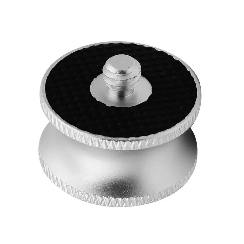 

Переходник с наружной резьбой 1/4 дюйма на 3/8 дюйма для быстросъемной пластины штатива серого цвета