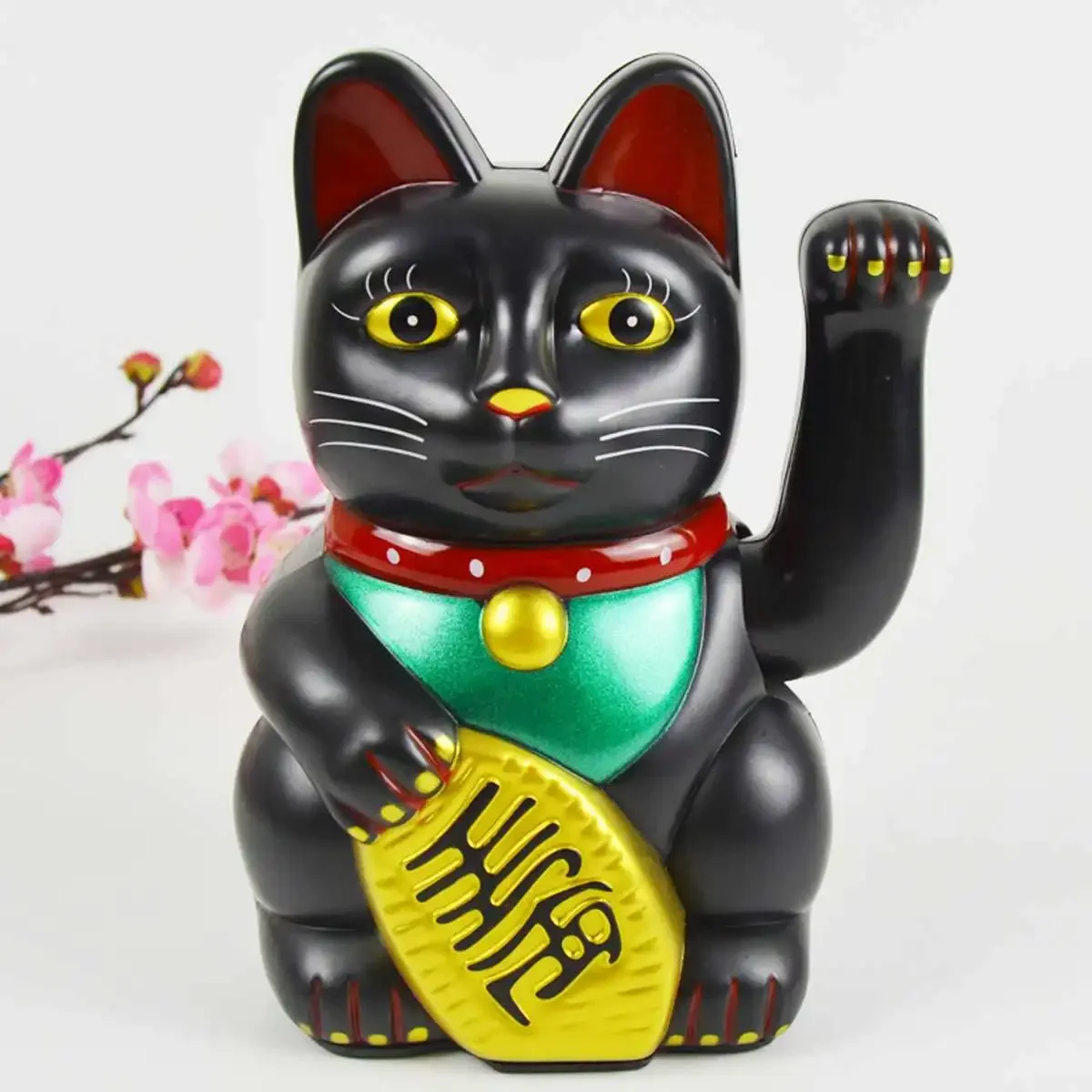 บ้านตกแต่งจีน Feng Shui แมว Tomi สีขาว Lucky Jinbao/แมว Lucky สีขาวทองที่ดีที่สุด Lucky Cat ตกแต่ง