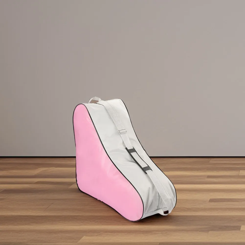 

Roller Skate Pouch Triangular Design for Carrying Roller Ice Skates Adjustable Strap Sports Tote Bag Skate Carry