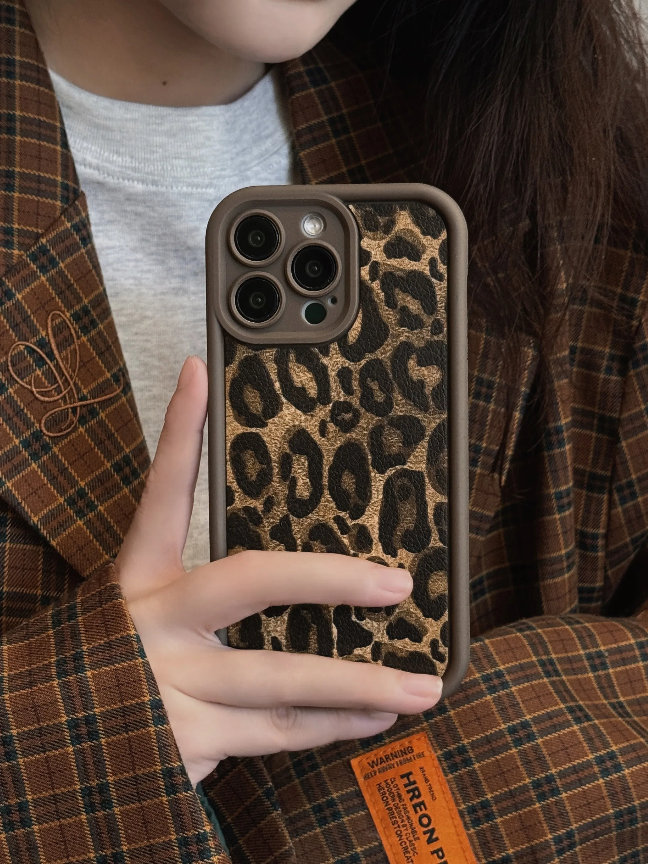 Fashion Brown Leopard Pattern Phone Case For OnePlus 12 12R 11 11R 10R 8T Nord CE 2 3 4 Lite 5G Soft Silicone TPU Back Cover