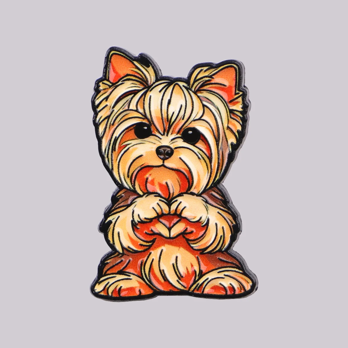 Cute Dog Enamel Pin Animal Lover Brooch Pines Lapel Pins Badge on Backpack Clothing Accessories Fashion Jewelry Friends Gifts