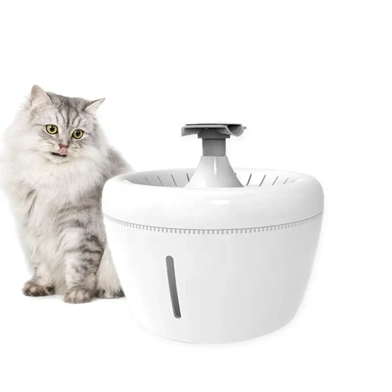 

2.5L Automatic Cat Drinking Water Fountain USB Dogs Cats Mute Drinker Feeder Bowl Drinking Dispenser With Night Light