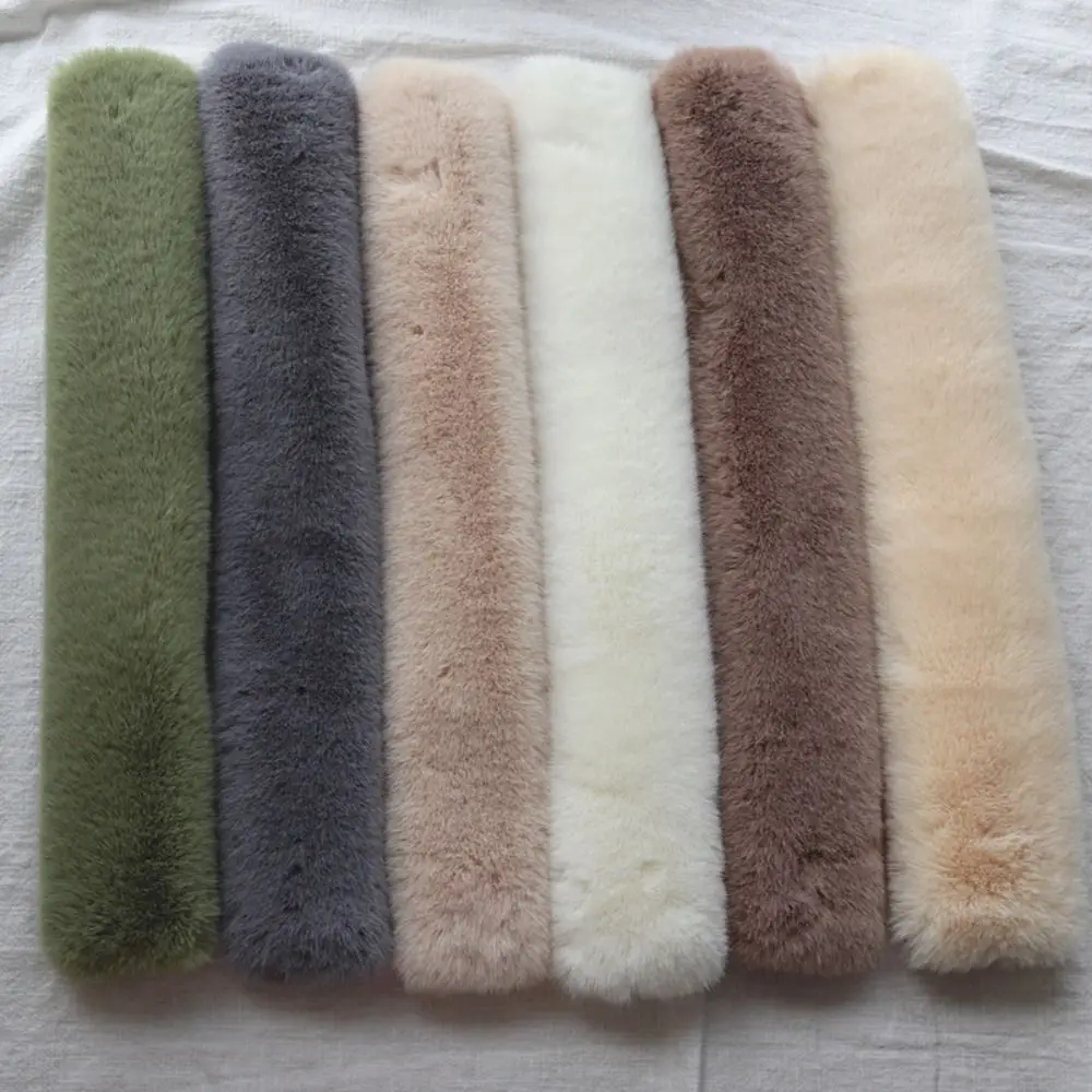 New Women Neck Warmers Faux Mink Fur False Collar Coat Collar Warmer Neck Warm Scarf Fur Wool Collar