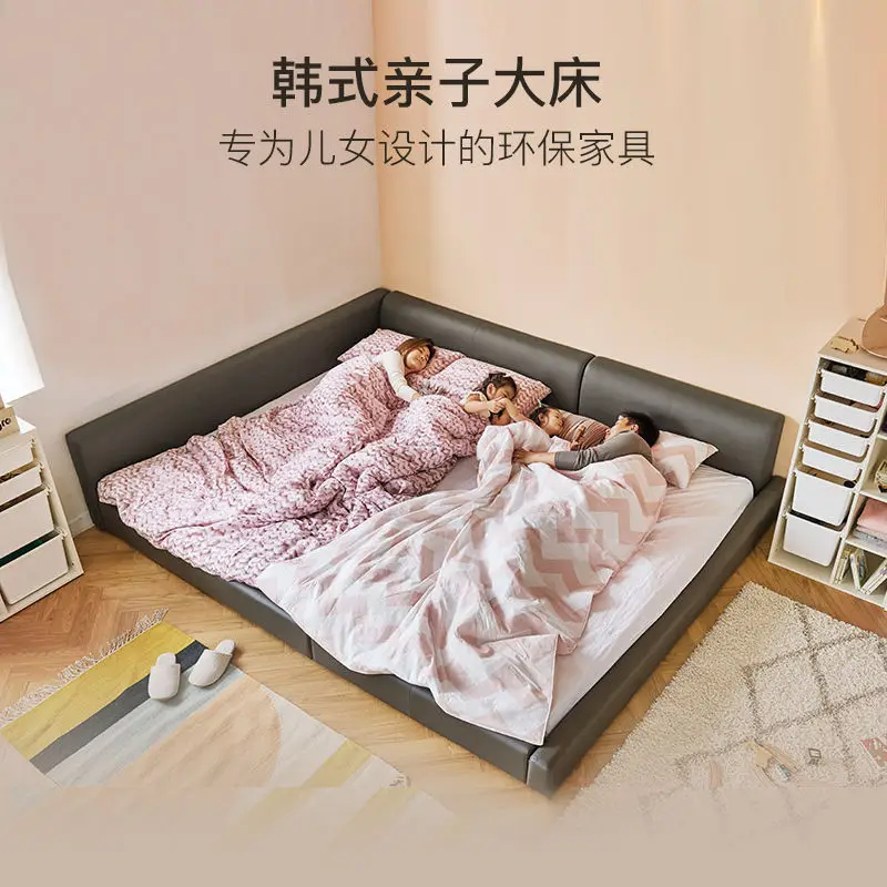 Parent-child bed Modern simple tatami bed Master bedroom 1.2 meters Children's splicing 3 meters Two-child