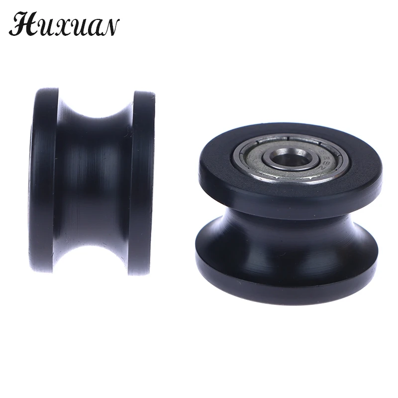 1Pcs U Groove Pulley Guide Pulley Rolling Bearing U Groove Roller Wheel 5*25*16.5mm For Driving Mechanical Accessories