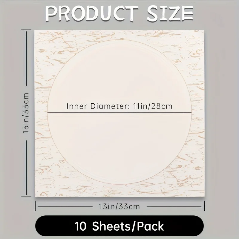 Marie's Rice Paper 10 Sheets 13 x13 in for Sumi & Oriental Painting,Ink Drawing,Chinese Calligraphy,Watercolors,DIY Craft