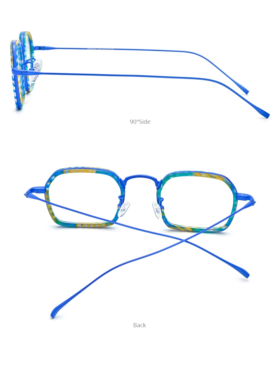 FONEX Acetat Titan Brille Rahmen Frauen 2025, Neue Mode Marke Design Retro Kleine Runde Brillen Männer Vintage Brillen 85844 – Detail 20
