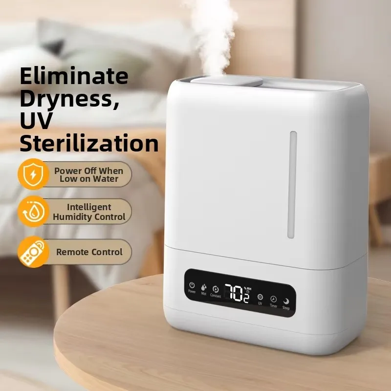 

Ultrasonic Humidifier for Home & Office, Quiet Desktop Air Humidifier Auto Shut-Off Energy Saving Humidifier For Home
