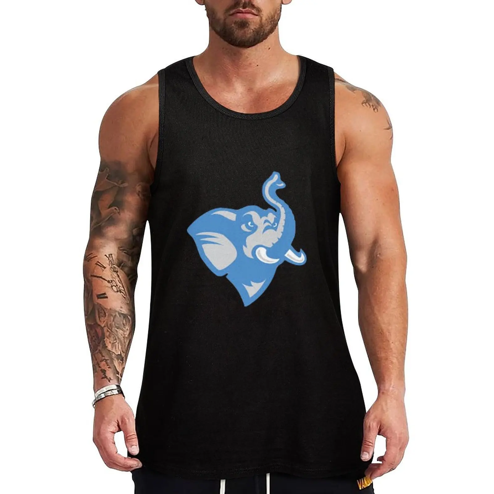 

Tufts University Tank Top sleeveless shirts gym clothing sports t-shirts for men