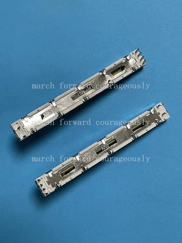 10pcs 75mm A20K straight-slide potentiometer for mixer faders, dual-channel A203 handle, 15MM high, for Yamaha fader