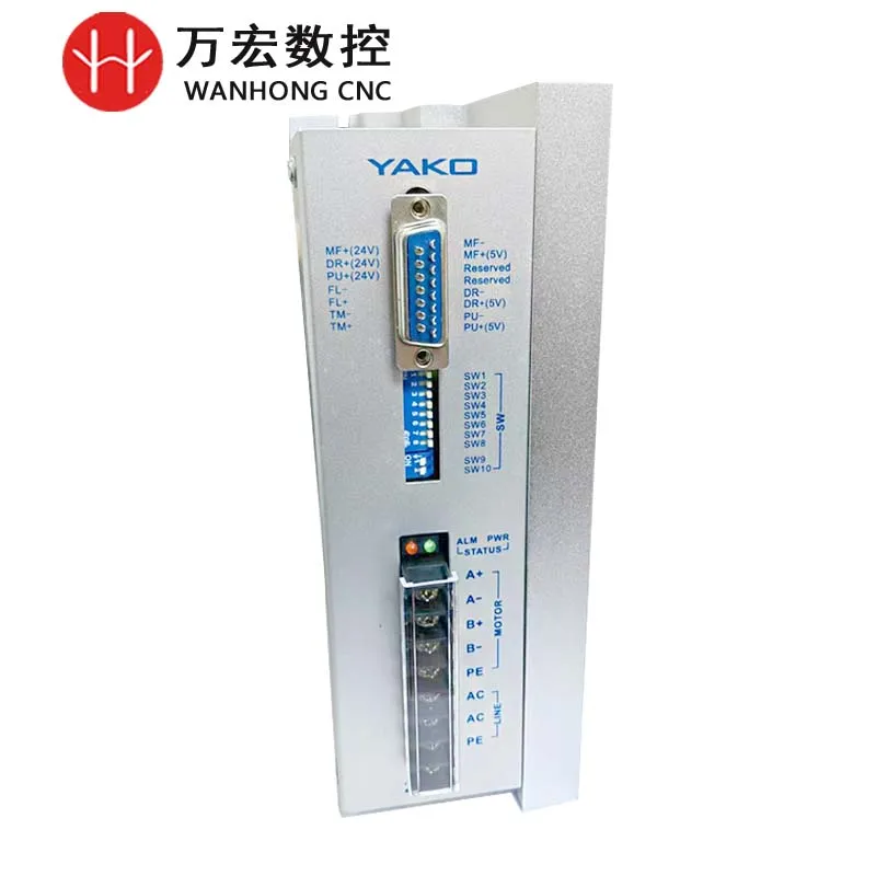 YAKO السائر سائق 2D811 سائق محرك التوجيه باستخدام الحاسب الآلي لمحرك Nema 34 لآلة الطحن باستخدام الحاسب الآلي