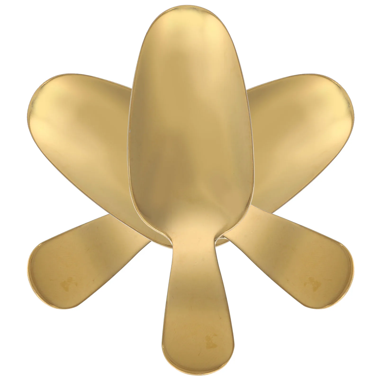 

3Pcs Dessert Spoons Stainless Steel Short Handle Tea Scoop Multi-Functional Kitchen Tableware for Tea Coffee Ice Cream