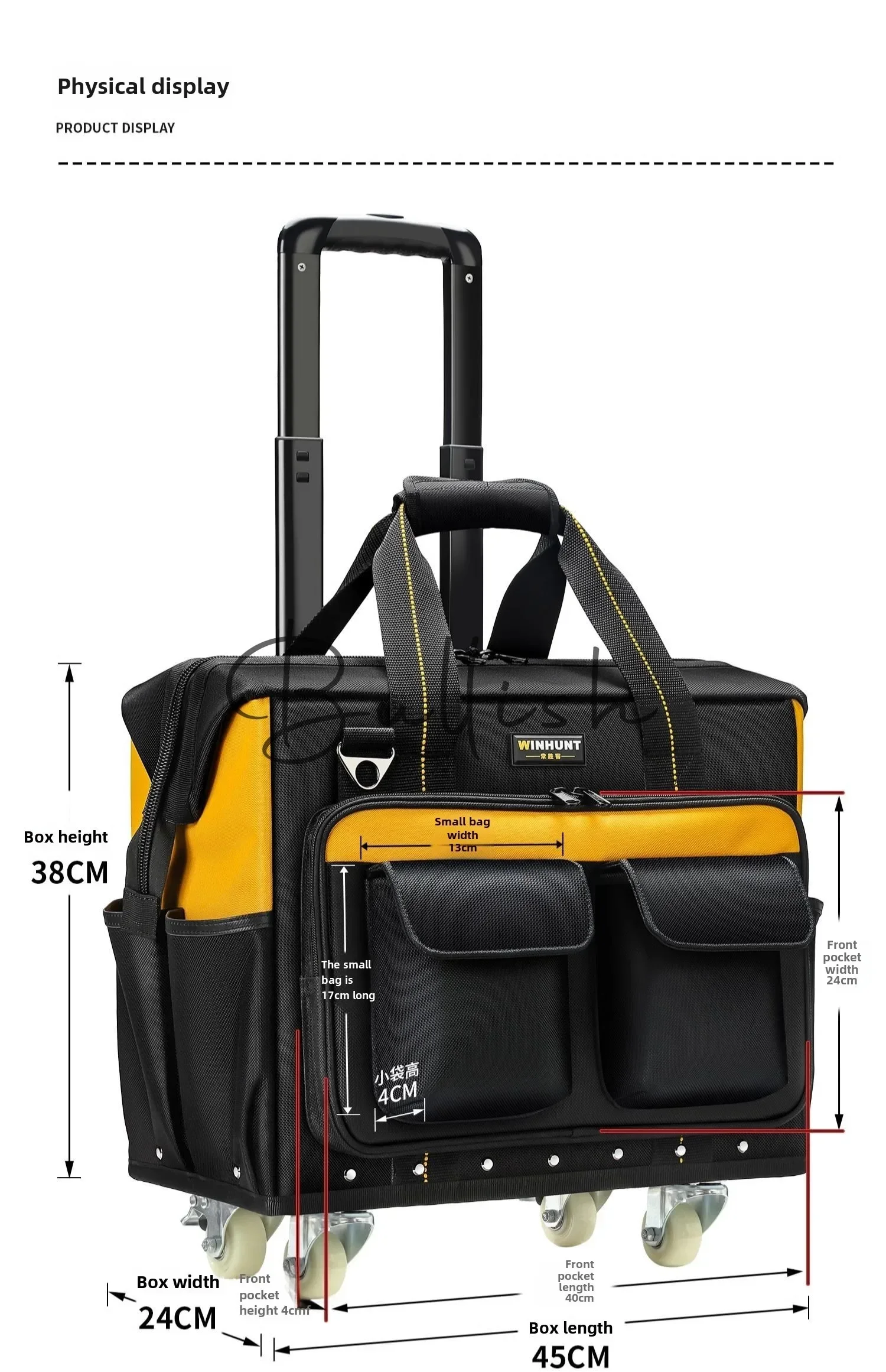 Tie rod type tool kit Multifunctional roller type maintenance canvas Large thickened wear-resistant