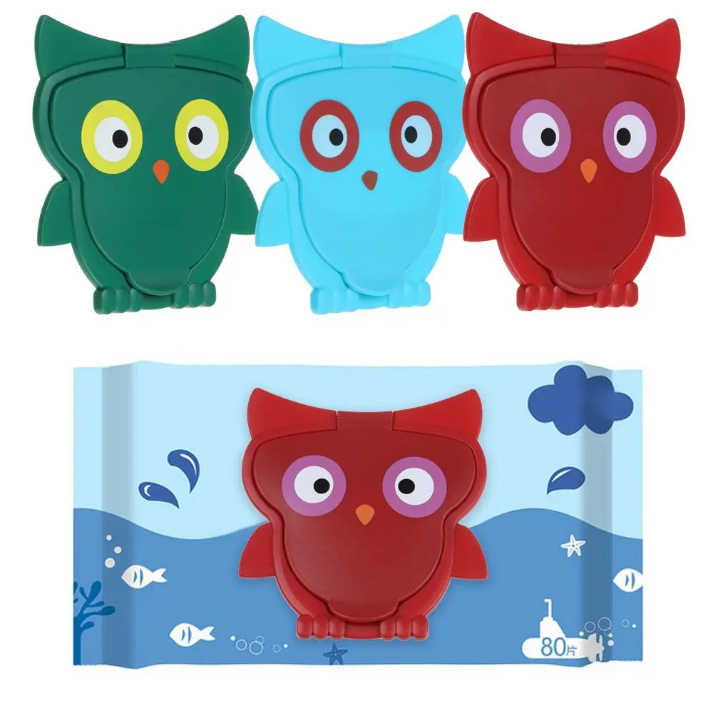 1Pcs Useful Reusable Portable Child Tissues Cover Flip Cover Baby Wet Wipes Lid Self-Adhesive