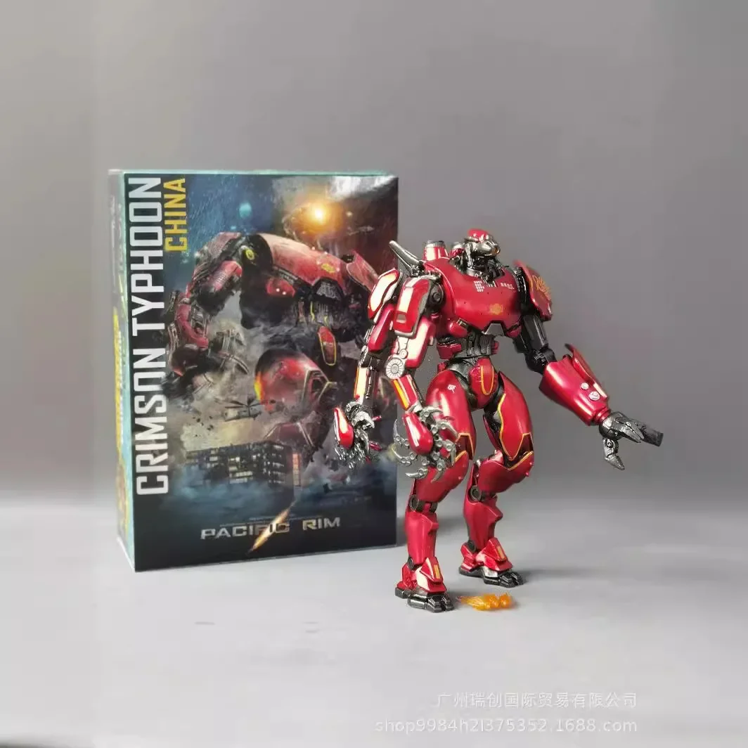 

Bandai NECA Pacific Rim 2 Chinese Mecha Storm Red Double Blade Dangerous Wanderer Eureka Figure Model Gift Collection