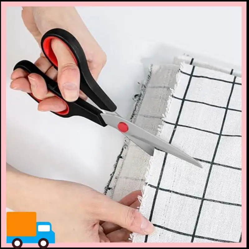 

6Piece Scissors For Office Stainless Steel Multipurpose Scissors Sharp Durable Comfort-Grip Handle, Suitable