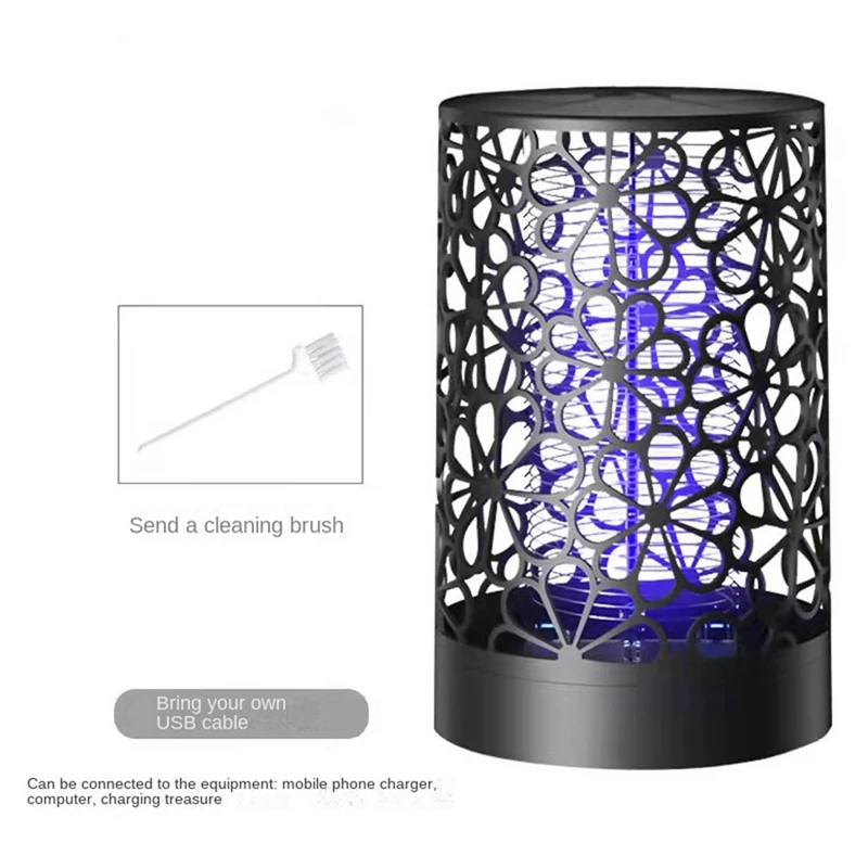 Indoor Insect Trap Mosquito Lamp, luz roxa, quarto e sala de estar