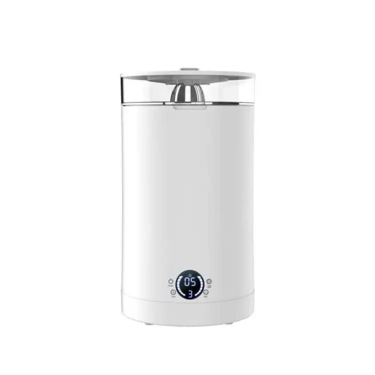 3L Top‑Fill Ultrasonic Cool Mist Humidifier Double Rotatable Mist Outlet LED Digital Home Aroma Diffuser