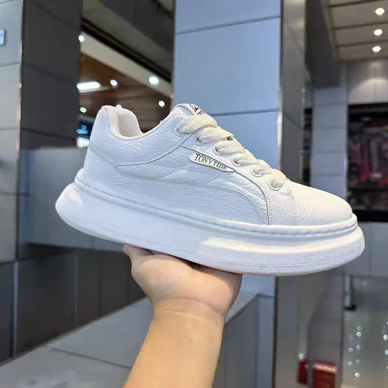 

Men's shoes 2025 autumn/winter new leather casual shoes fashionable and versatile men's dad shoes