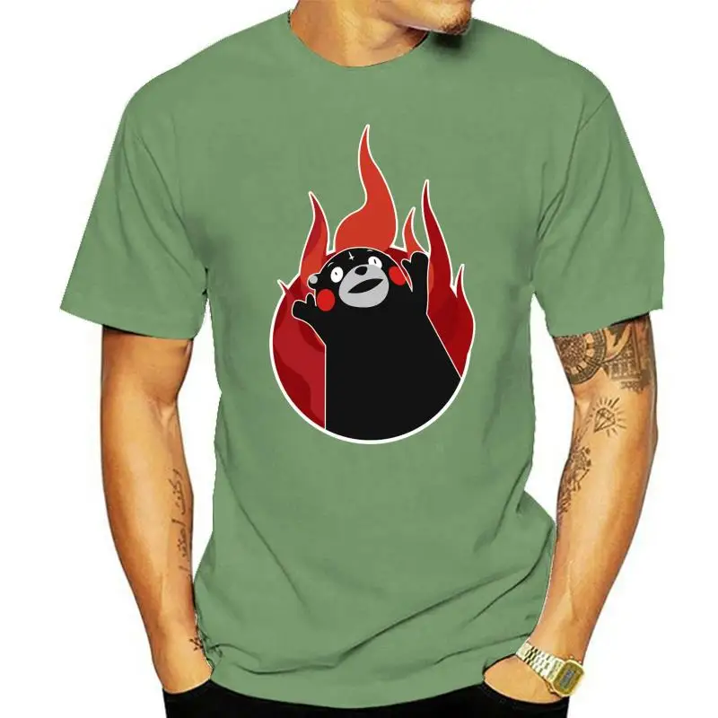 Clothing T shirt Kumamon For the Glory Stylish TShirts Male  Short SLeeve Clothes Low Price Man Fiyat Tee Shirts