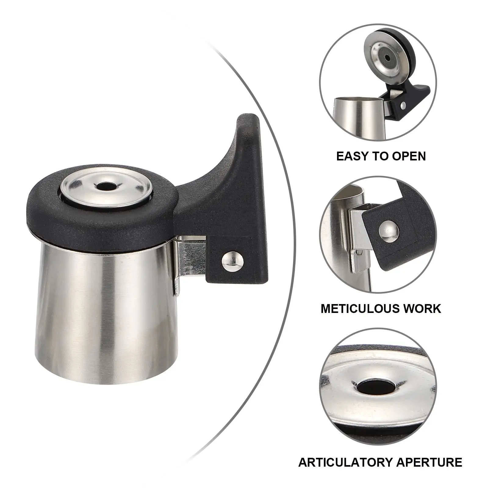 

2pcs Whistling Kettle Flute Stainless Steel Replacement Loud Whistle Kettle Pipe For Most Whistling Kettles Easy Install
