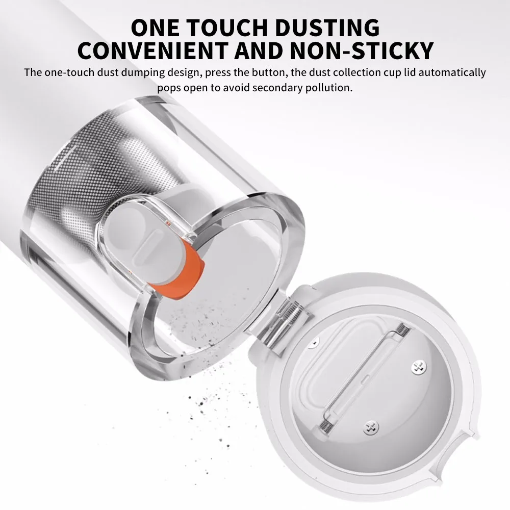 NEW XIAOMI MIJIA Portable Handheld Vacuum Cleaner For Home Car Mini Wireless Dust Catcher Collector 13000PA Cyclone Suction