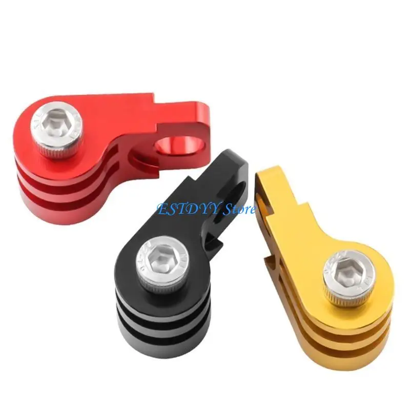 

G6DE Folding Bike Fork Light Brackets Extension Base Bicycles Light Computer Mount