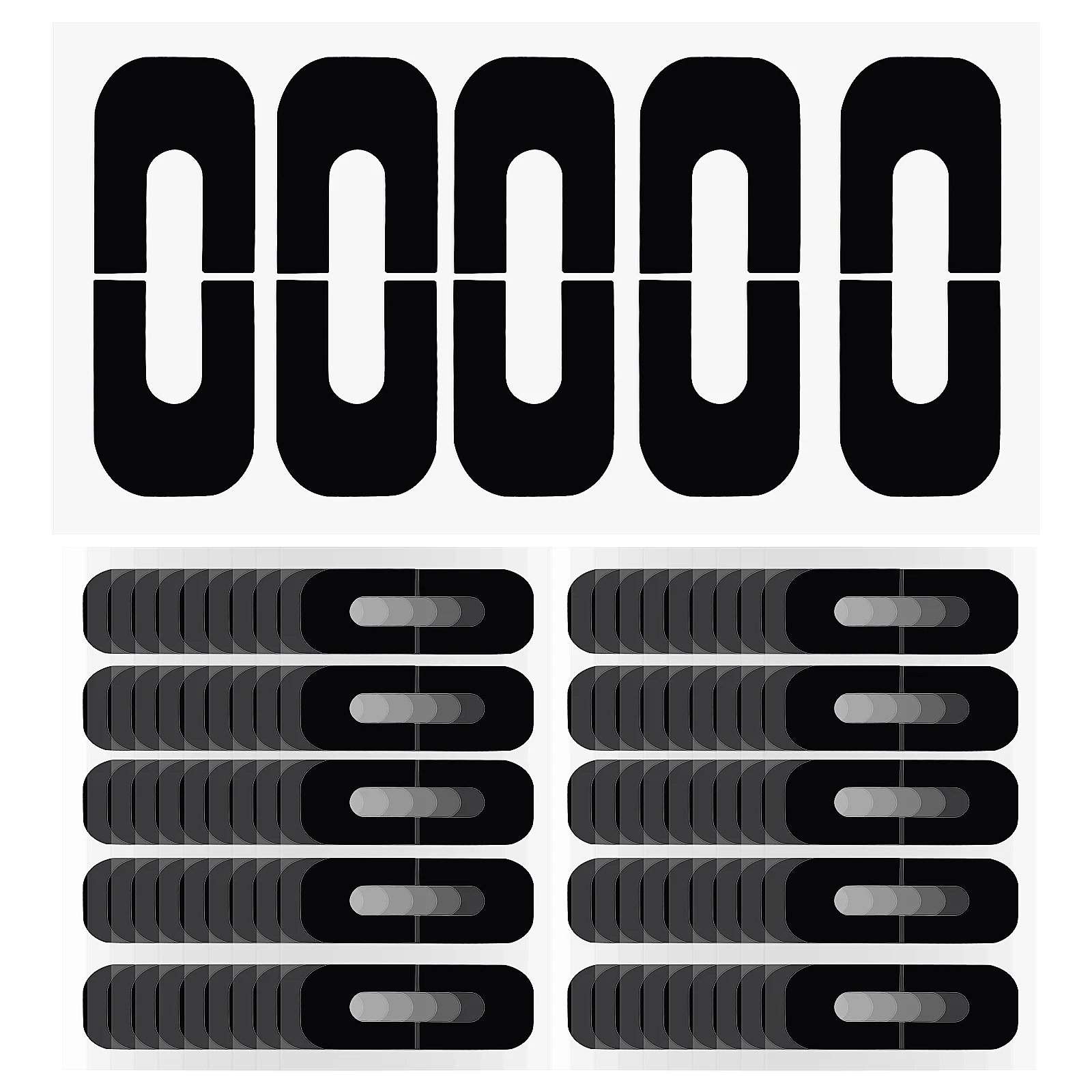 

100 Sheets Nail Protection Stickers Nail Polish Protector Cover for Fingers Soft Silicone Universal Fit Fingernail Guard