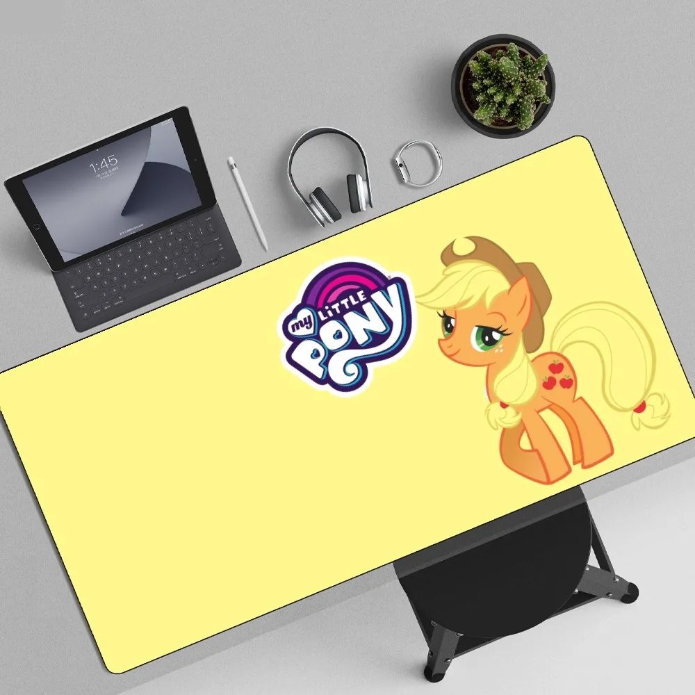 Imagem -03 - Little Unicorn Pony Mousepad Lockedge Antiderrapante Almofada de Jogos Engrossada Almofada de Escrita do Estudante do Escritório