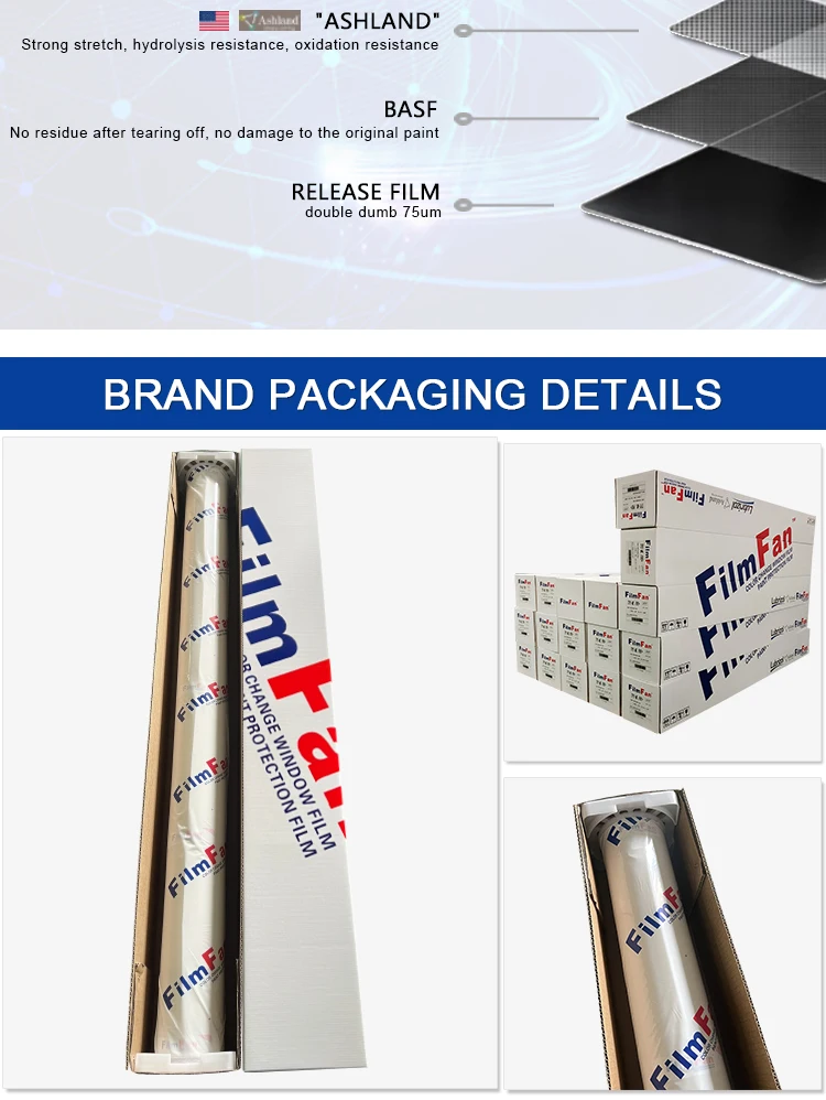 2025 Manufacturer Directly Sale Self-healing TPU PPF Car Paint Protection Film Hydrophobic Car Film Sticker for Car